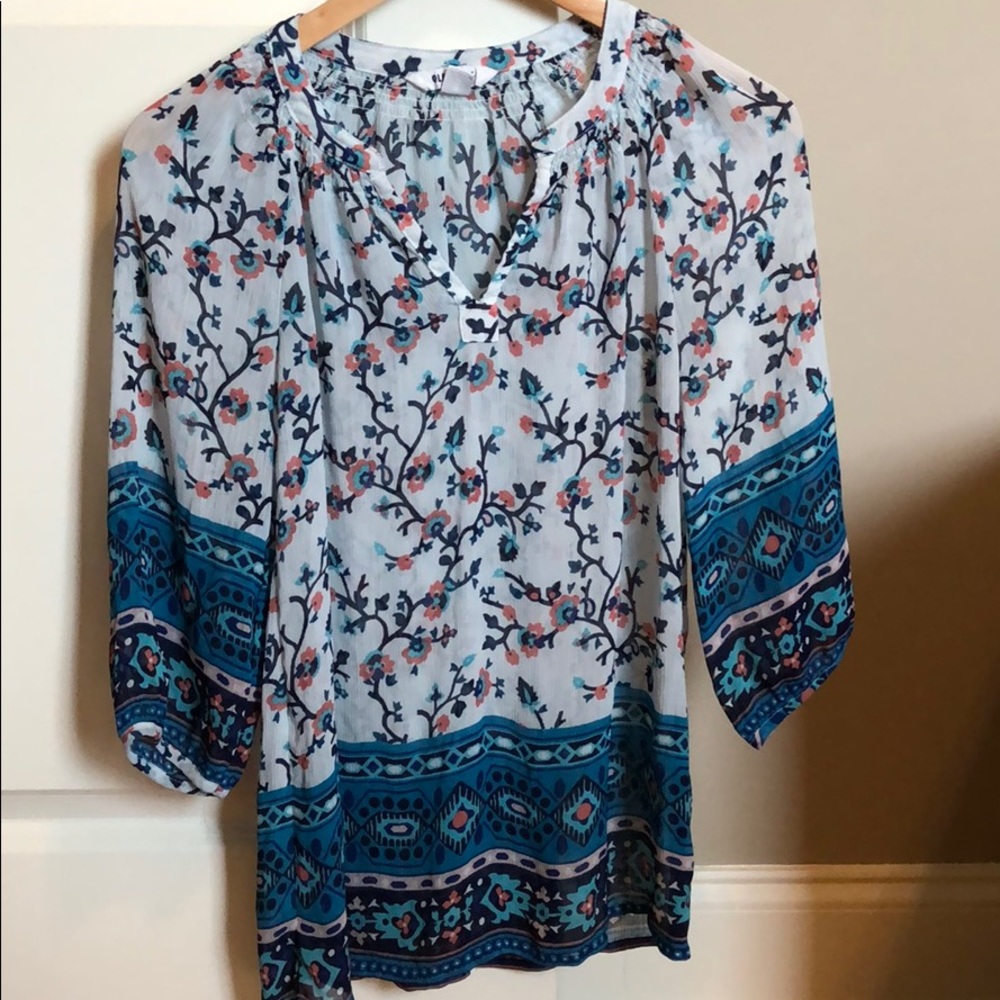 Sheer tunic